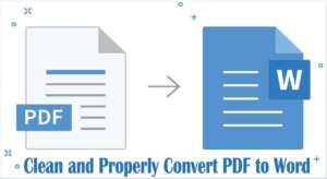 Need You Adobe PDF to Word Convert.