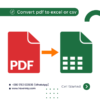 Best PDF to Excel conversion services